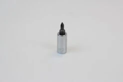 #0 1/4" Drive Phillips Screwdriver Chrome Bit Socket