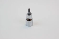 #1 3/8" Drive Phillips Screwdriver Chrome Bit Socket
