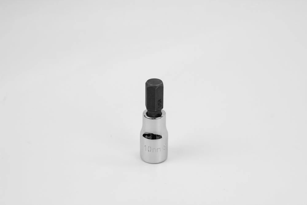 10 Mm 3/8" Drive Hex Chrome Bit Socket