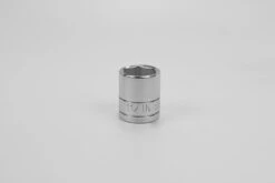 11/16" 3/8" Drive 6 Point Fractional Standard Chrome Socket