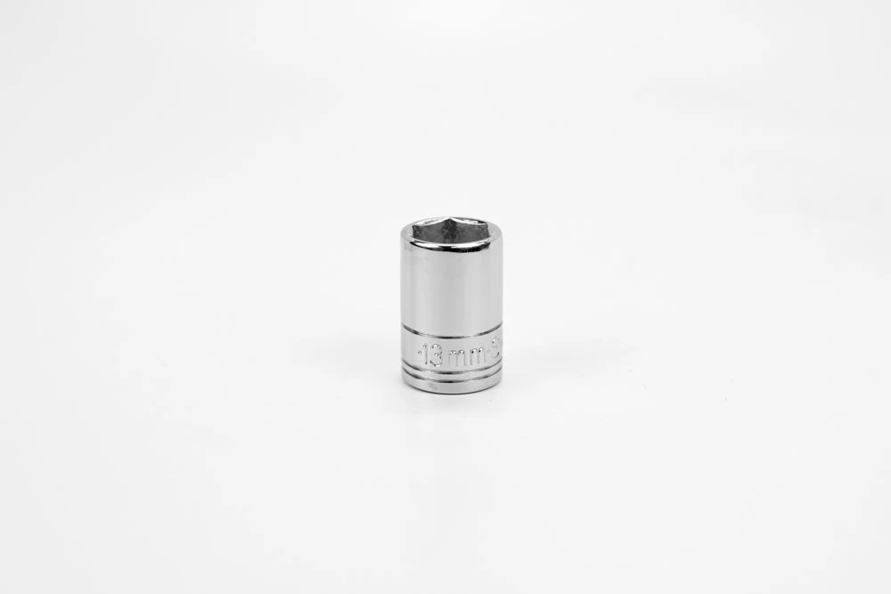 13 Mm 3/8" Drive Metric Standard Chrome Socket