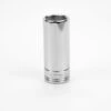 15 Mm 1/4" Drive 6 Point Metric Deep Chrome Socket