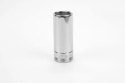 15 Mm 1/4" Drive 6 Point Metric Deep Chrome Socket