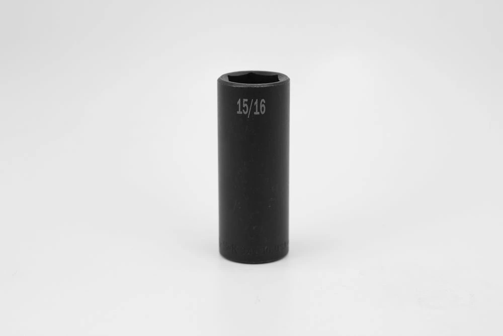 15/16" 1/2" Drive 6 Point Deep Fractional Impact Socket