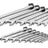 16 Piece 6 & 12 Pt SAE Regular Combination Chrome Wrench Set