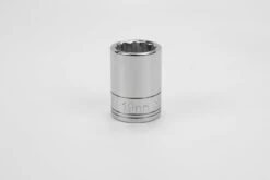 19 Mm 1/2" Drive 12 Point Metric Standard Chrome Socket