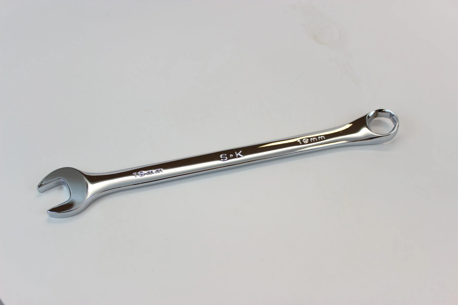 19 Mm 6 Point Metric Long Combination Chrome Wrench