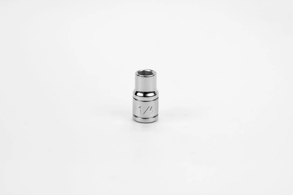 1/4" 1/4" Drive 6 Point Fractional Standard Chrome Socket
