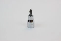 #2 3/8" Drive Pozidriv® Screwdriver Chrome Bit Socket