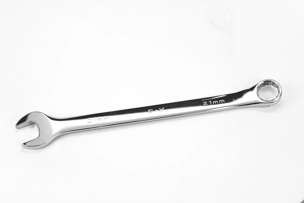 21 Mm 12 Point Metric Long Combination Chrome Wrench