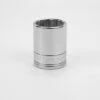 24 Mm 1/2" Drive 12 Point Metric Standard Chrome Socket