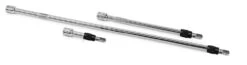 3 Piece 1/4" Drive Chrome Locking Extension Set