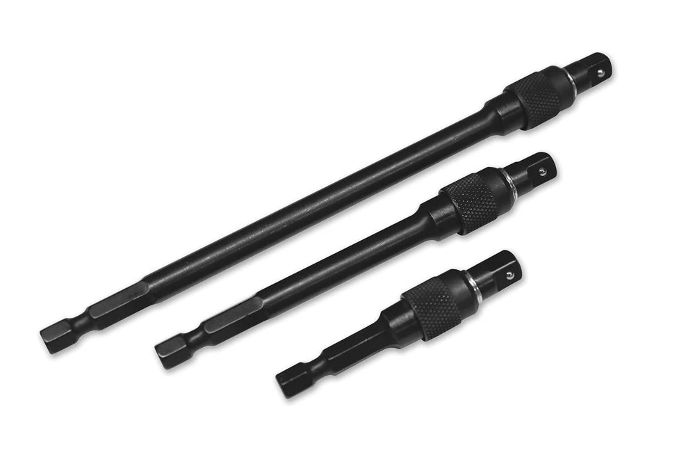 3 Piece 1/4" Drive Power Drive Locking Extension Set