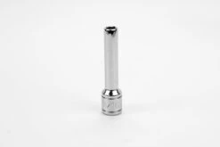 3/16" 1/4" Drive 6 Point Fractional Deep Chrome Socket