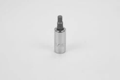 3/16" 1/4" Drive Hex Chrome Bit Socket