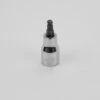 3/16" 3/8" Drive Hex Ball Chrome Bit Socket