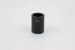 3/4" 1/2" Drive 6 Point Standard Fractional Impact Socket