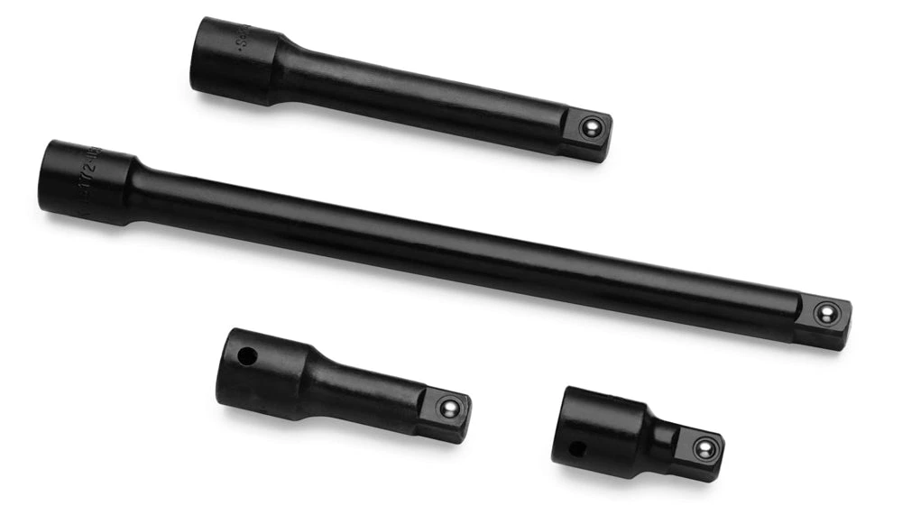 4 Piece 1/2" Drive Impact Extension Set