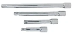 4 Piece 3/8" Drive Chrome Wobble Extension Set