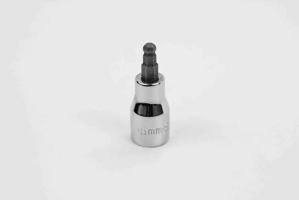 5 Mm 3/8" Drive Hex Ball Chrome Bit Socket