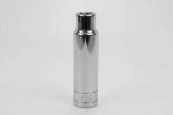 7/16" 1/2" Drive 6 Point Fractional Deep Chrome Socket