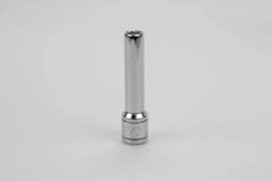 7/32" 1/4" Drive 6 Point Fractional Deep Chrome Socket