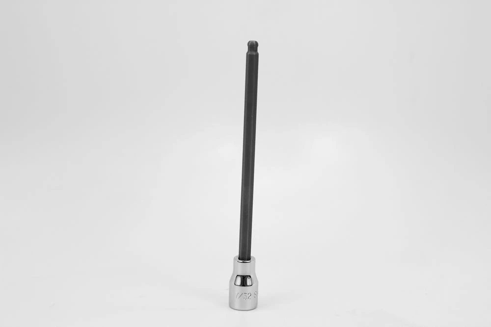 7/32" 3/8" Drive Long Ball Hex Chrome Bit Socket