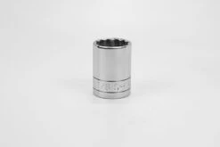 7/8" 1/2" Drive 12 Point Fractional Standard Chrome Socket
