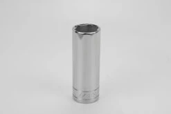 7/8" 1/2" Drive 6 Point Fractional Deep Chrome Socket