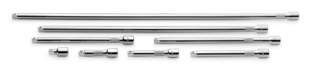 8 Piece 3/8" Drive Chrome Extension Set