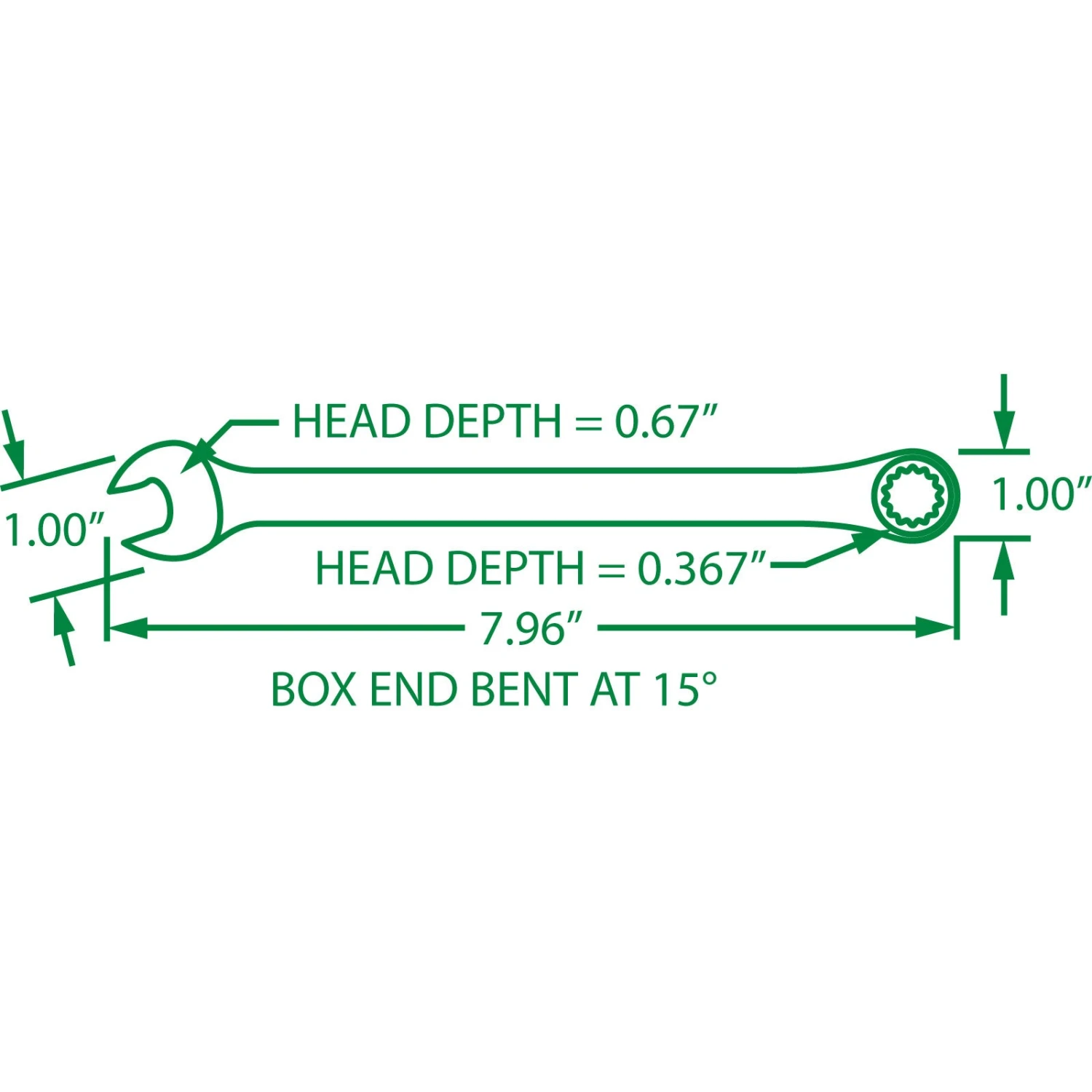 13 Mm X-Frame® 6 Pt Metric Combination Wrench - Image 2