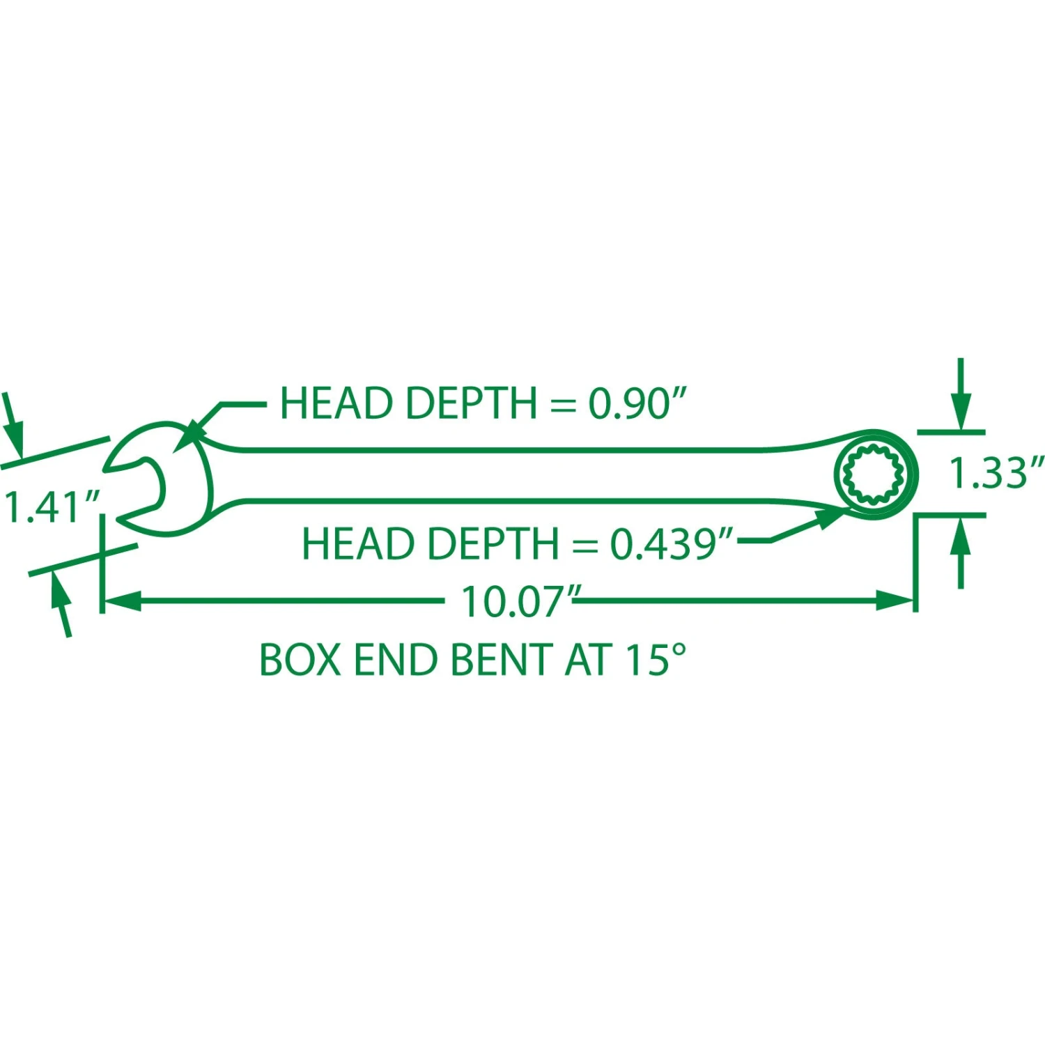 17 Mm X-FrameĀ® 6pt Metric Combination Wrench - Image 2