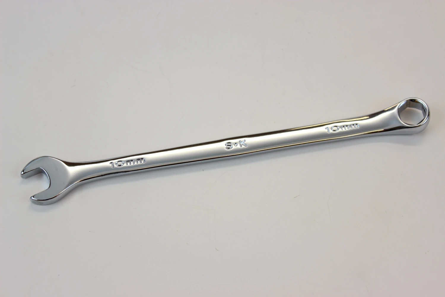 10 Mm 6 Point Metric Long Combination Chrome Wrench