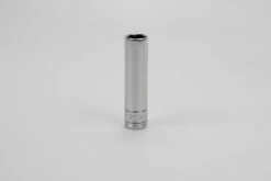 9 Mm 1/4" Drive 6 Point Metric Deep Chrome Socket