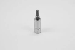 9/64" 1/4" Drive Hex Chrome Bit Socket