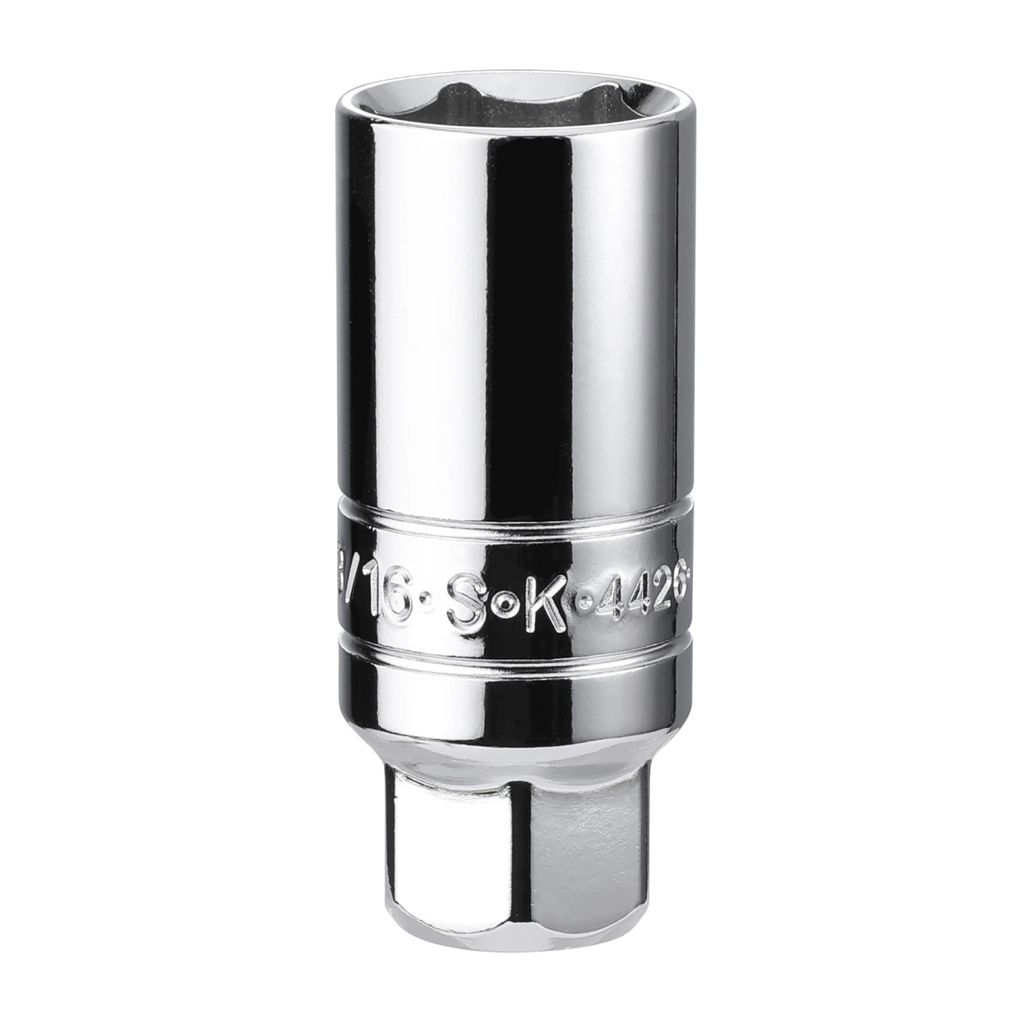 13/16" 3/8" Drive Fractional Spark Plug Chrome Socket